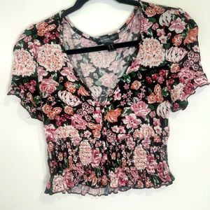 🎉5FOR25 floral crop top